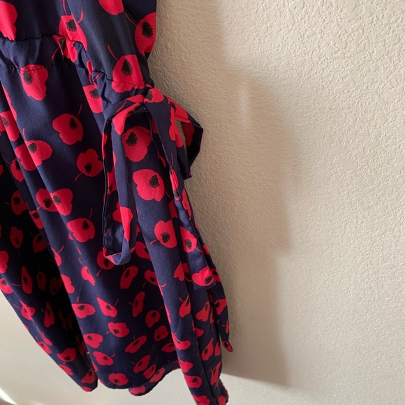 41 Hawthorn Sleeveless Dress Navy Pink Poppy - Picture 5 of 6